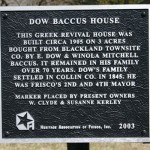 Dow Baccus House, 7546 Oak St.